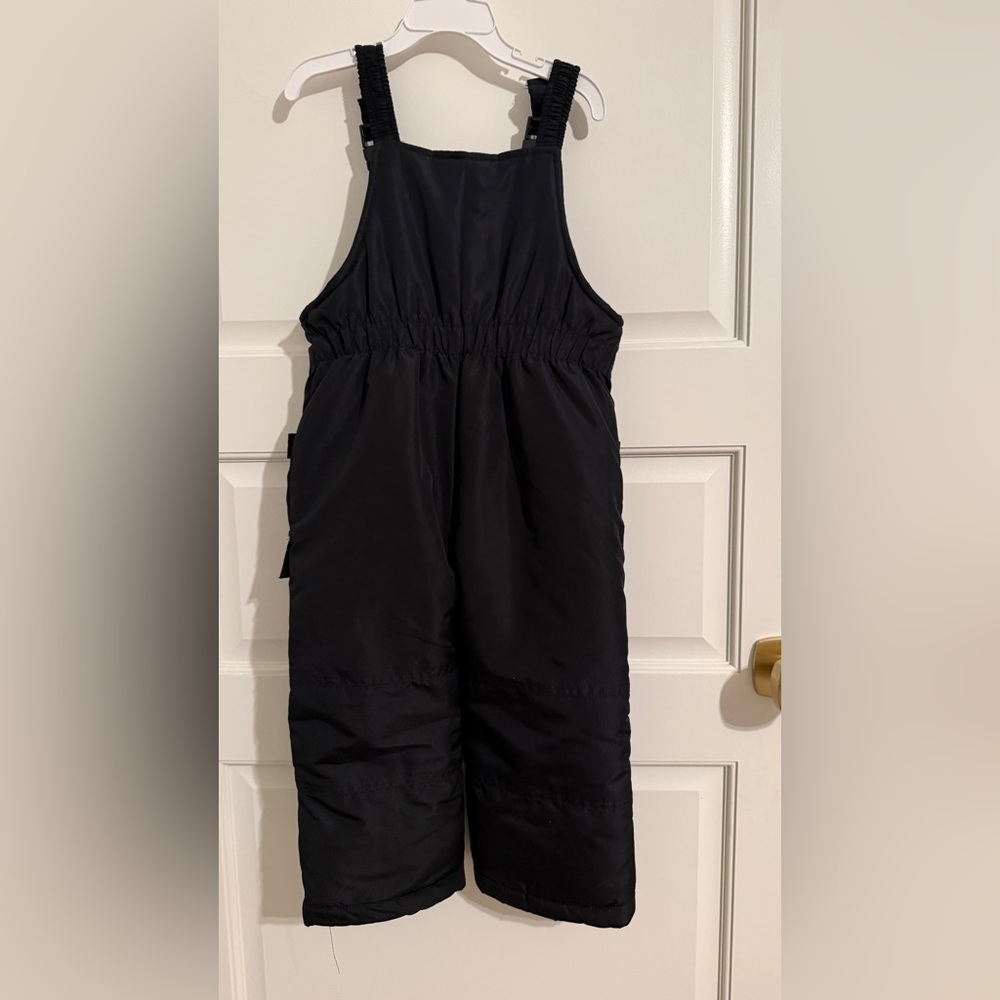 London Fog Black Kids Snow Overalls